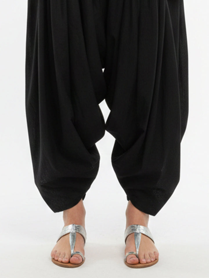 Lawn Black Trouser - Almirah
