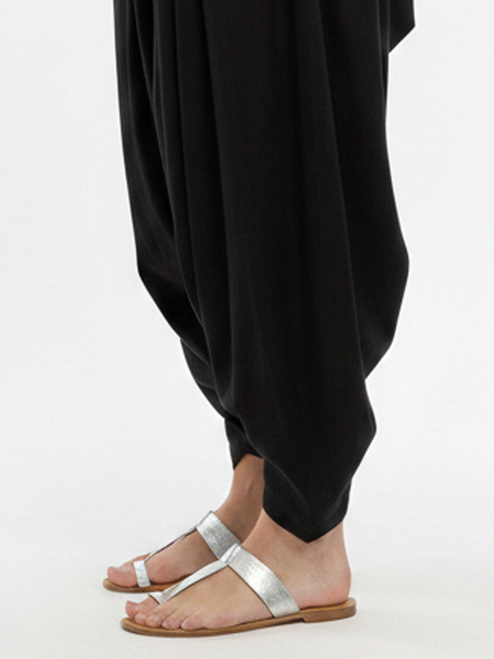 Lawn Black Trouser - Almirah