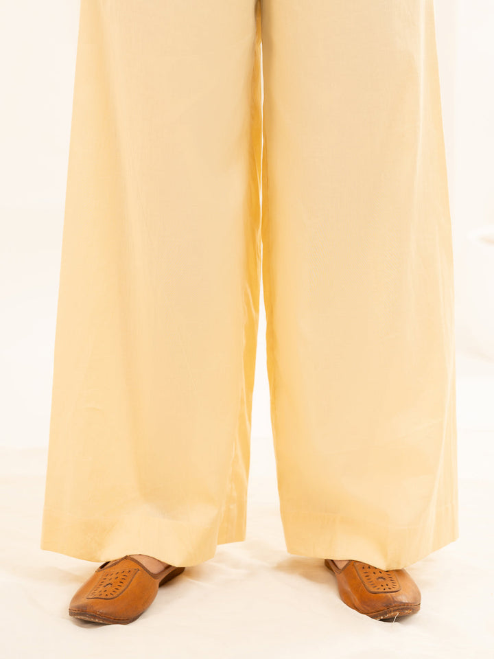 Lawn Beige Trouser - Almirah
