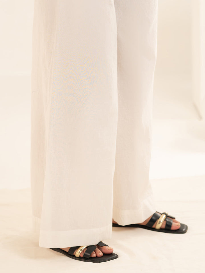 Lawn White Trouser - Almirah