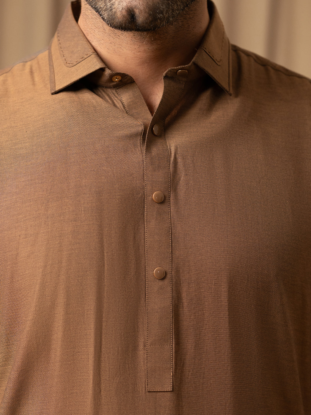 Cotton Brown Shalwar Kameez - Almirah