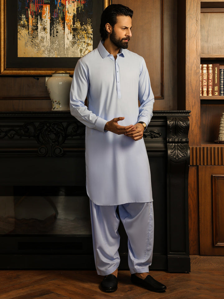 Light Blue Shalwar Kameez - Almirah