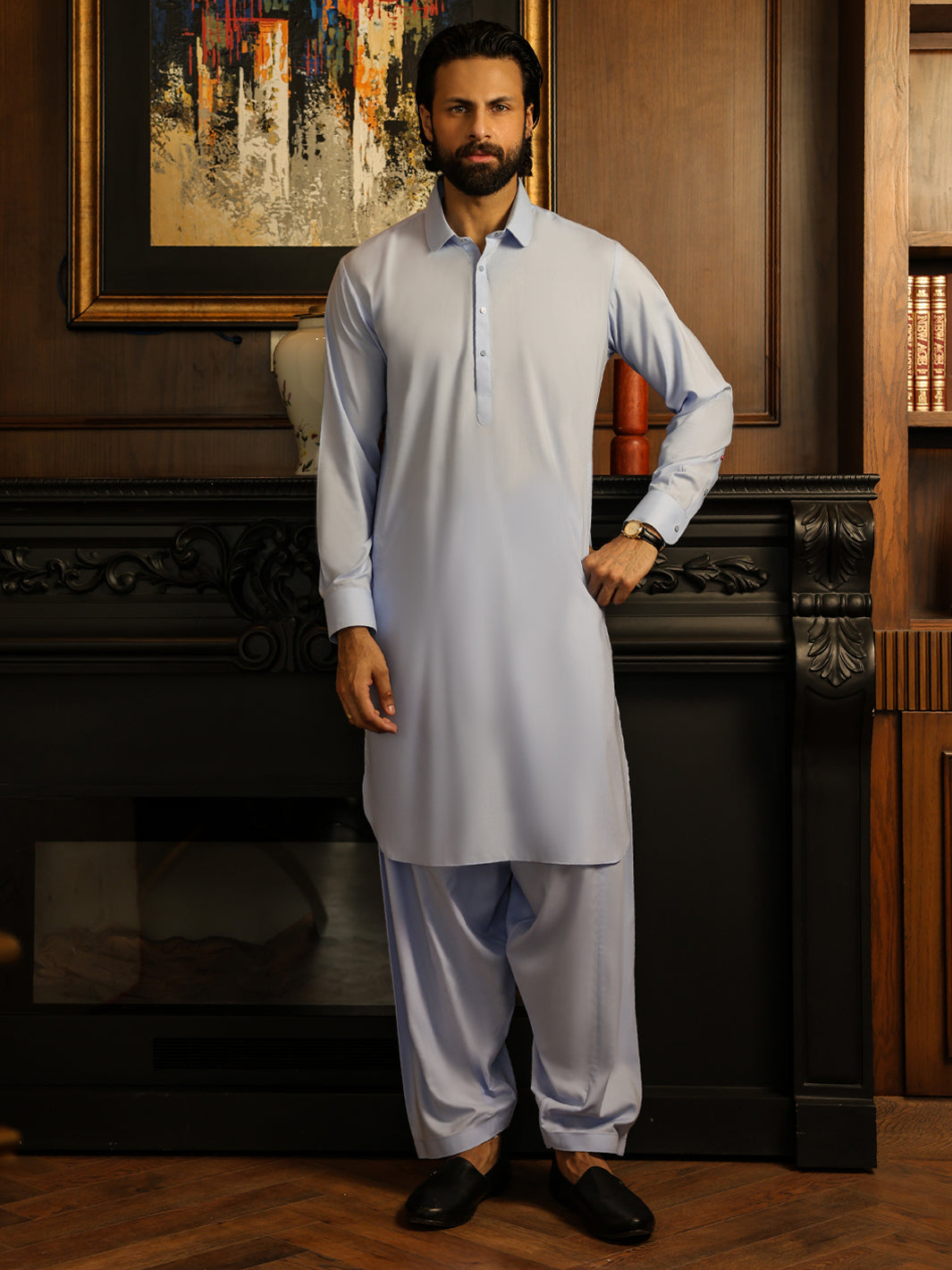 Light Blue Shalwar Kameez - Almirah