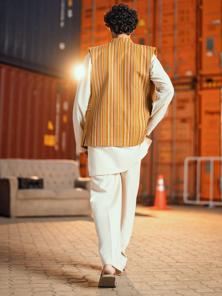 Mustard Waist Coat - Almirah