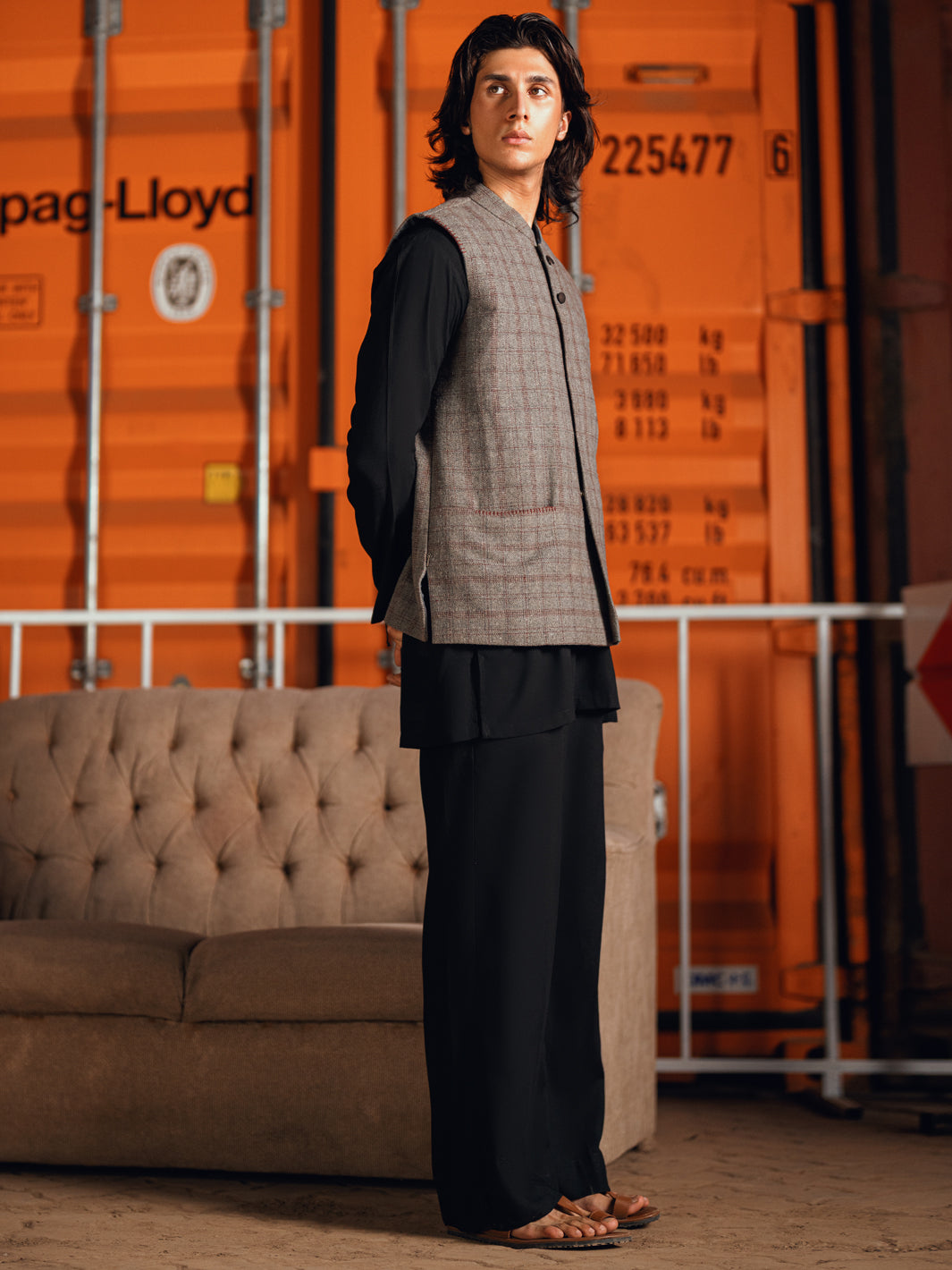 Grey Waist Coat - Almirah