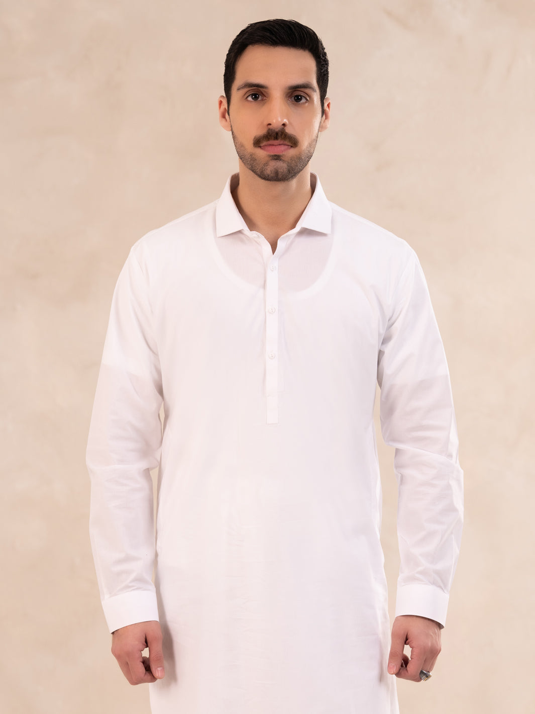 Cotton White Shalwar Kameez - Almirah