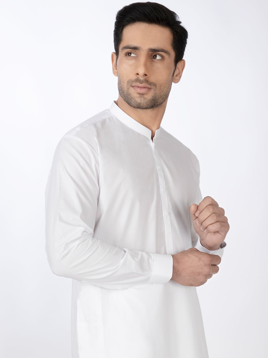 Cotton White Shalwar Kameez - Almirah