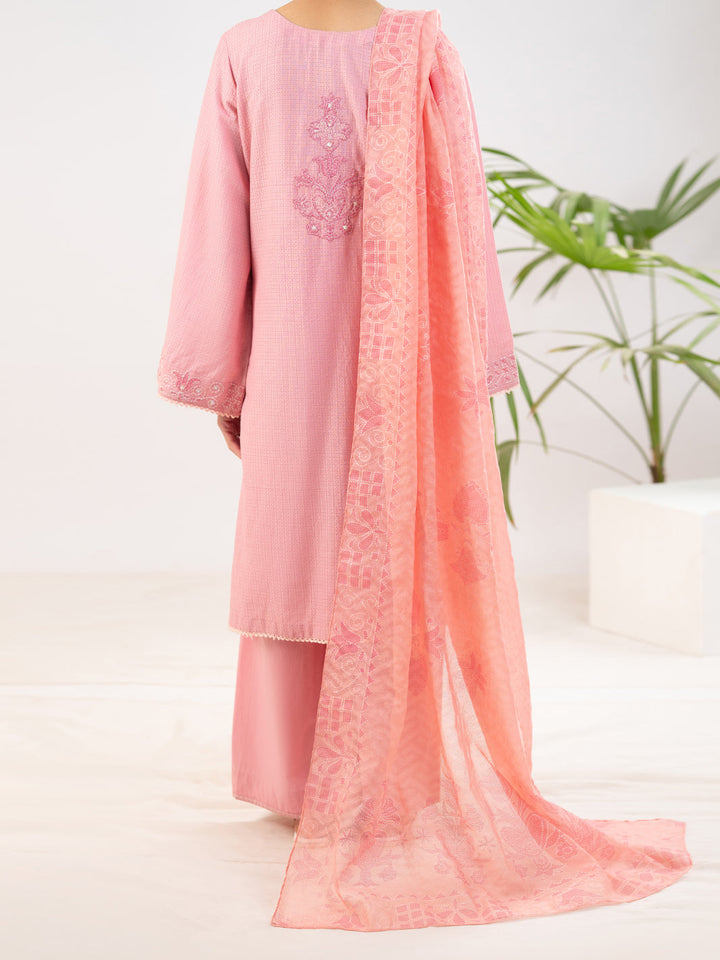 Fresh Pink Stitched Suit - Almirah