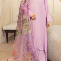Sheesha Silk Lilac Stitched Suit - Almirah
