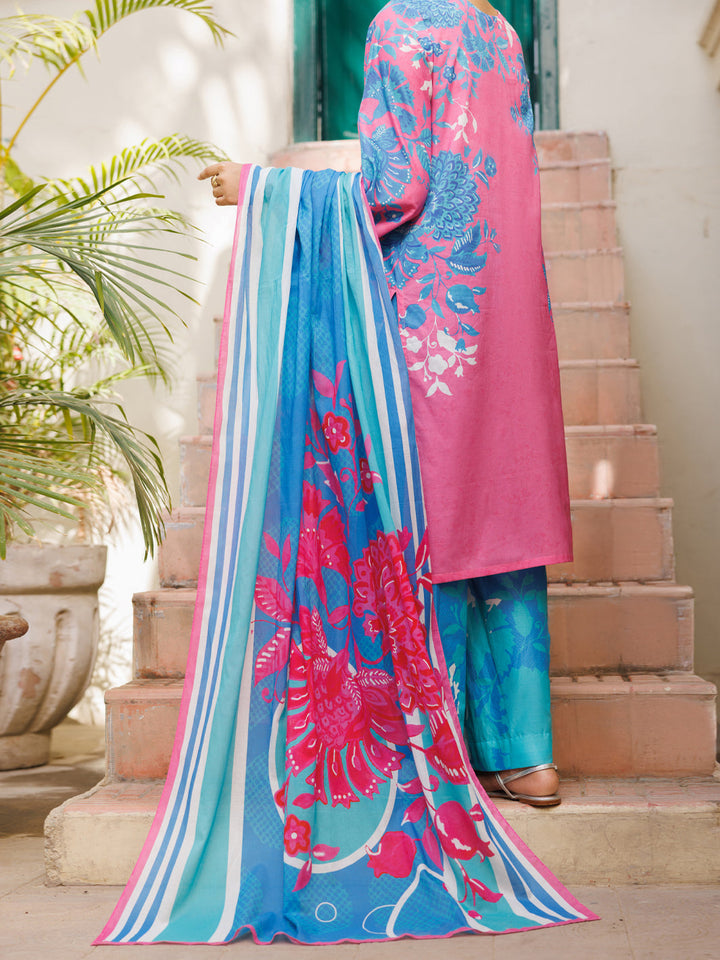 Lawn Pink Stitched Suit - Almirah