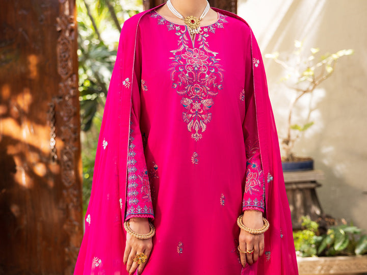 Cotton Pink Stitched Suit - Almirah