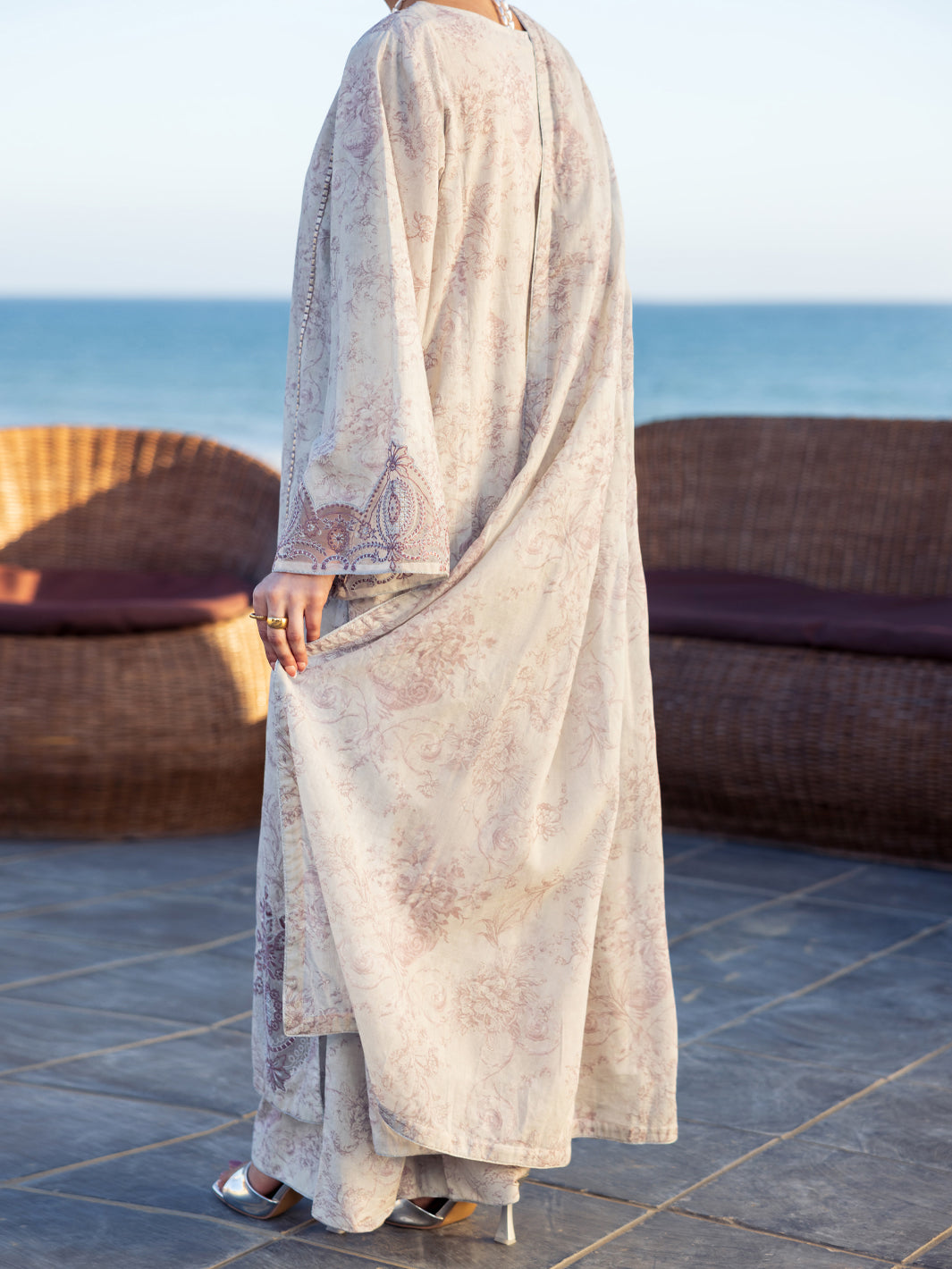 Cotton Grey Stitched Suit - Almirah