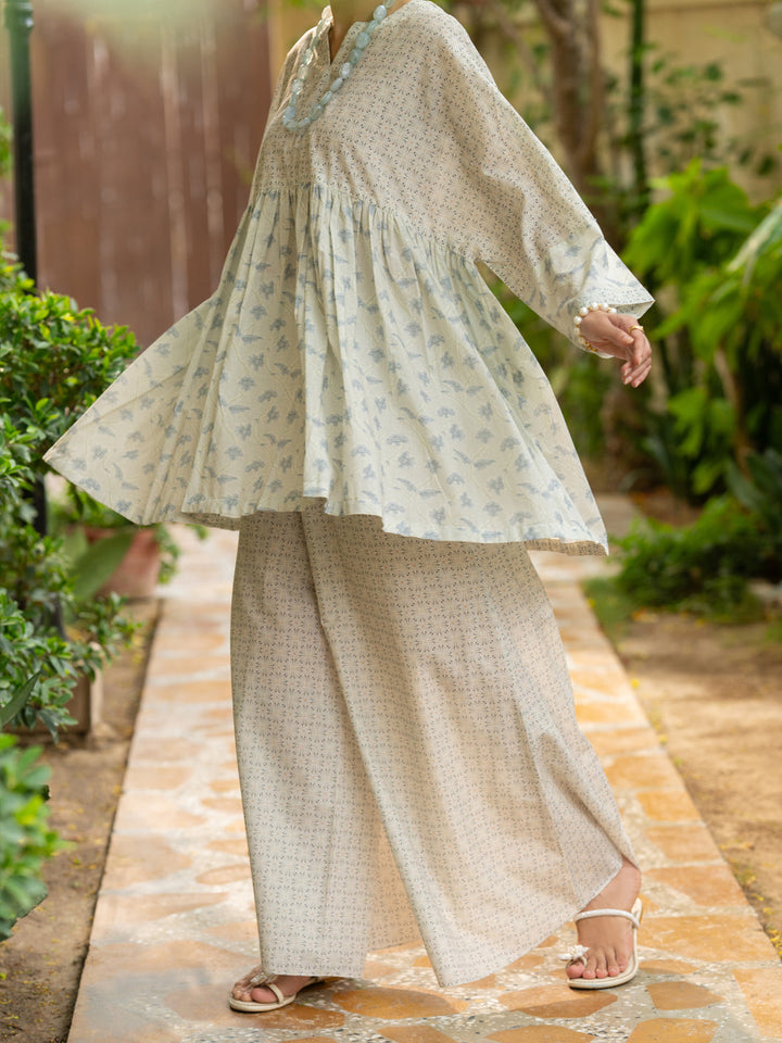 Cotton Grey Stitched Suit - Almirah