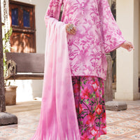 Lawn Purple Stitched Suit - Almirah
