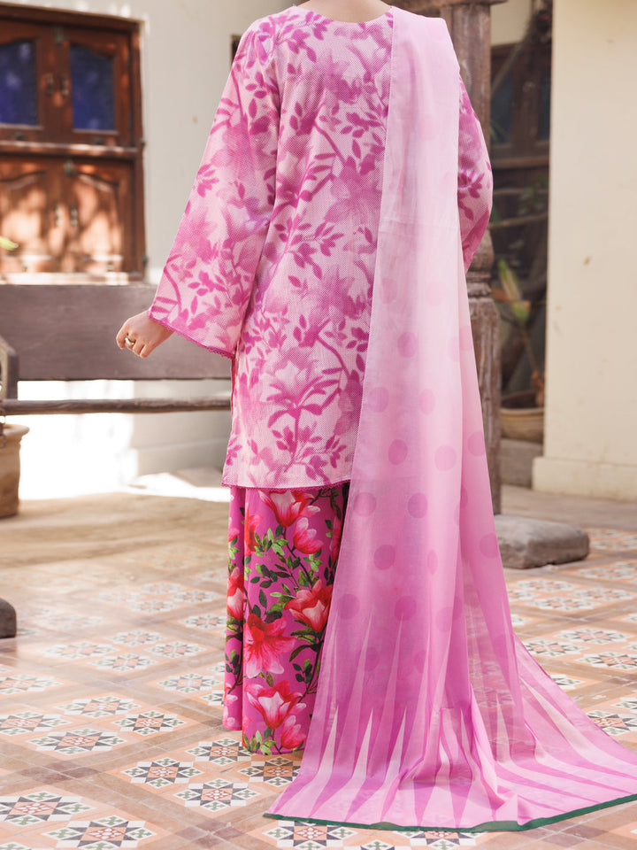 Lawn Purple Stitched Suit - Almirah