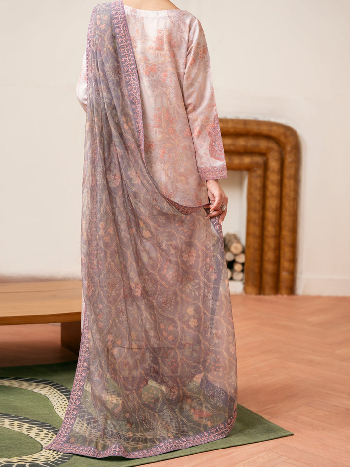 Light Pink Stitched Suit - Almirah