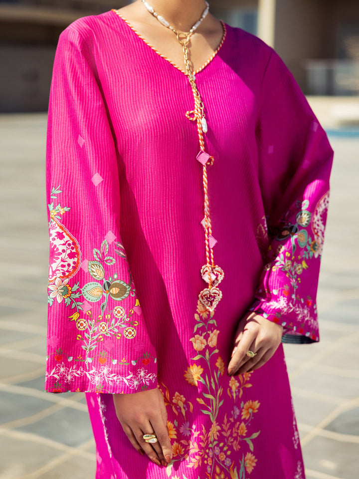 Cotton Pink Kurti - Almirah