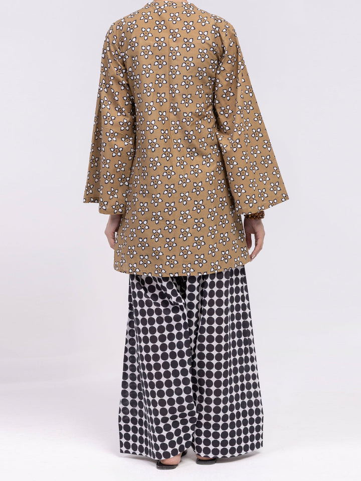 Lawn Mustard Unstitched Suit - Almirah