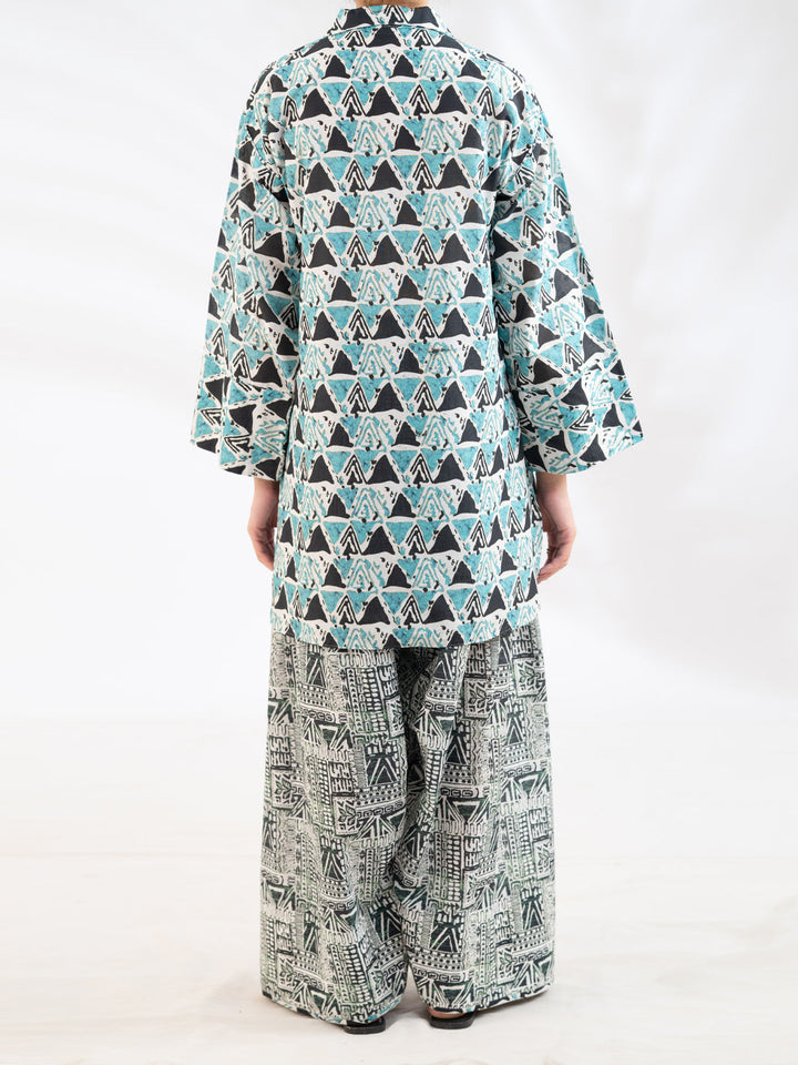 Lawn Ivory Unstitched Suit - Almirah