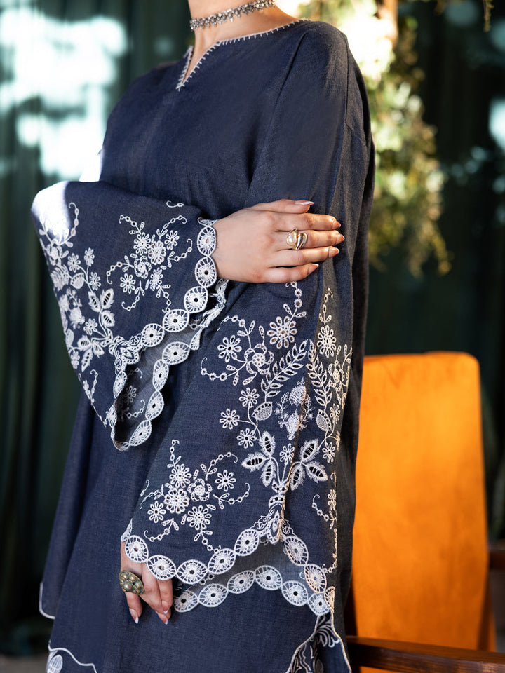 Denim Blue Stitched Suit - Almirah