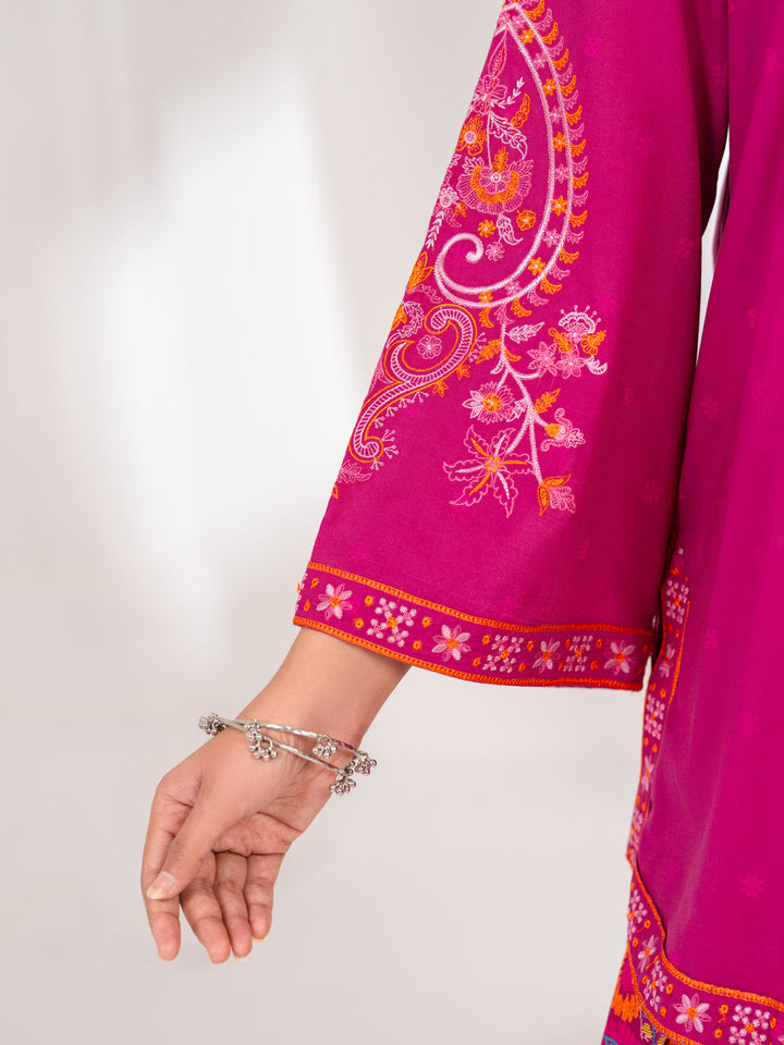 Cotton Pink Stitched Suit - Almirah