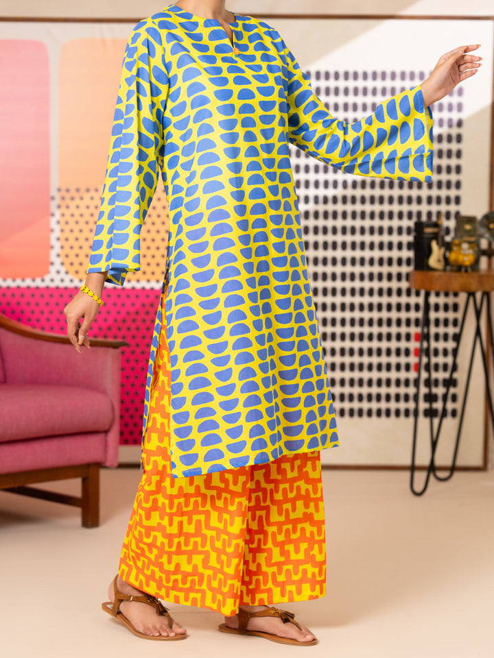 Cotton Lime Green Kurti - Almirah
