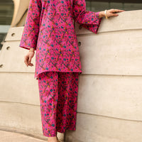 Lawn Pink Stitched Suit - Almirah