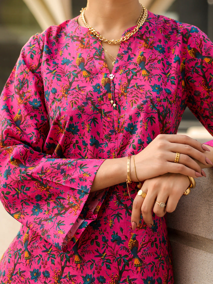 Lawn Pink Stitched Suit - Almirah