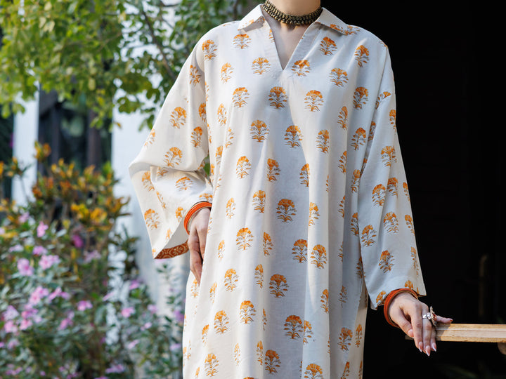 Cotton Brown Stitched Suit - Almirah