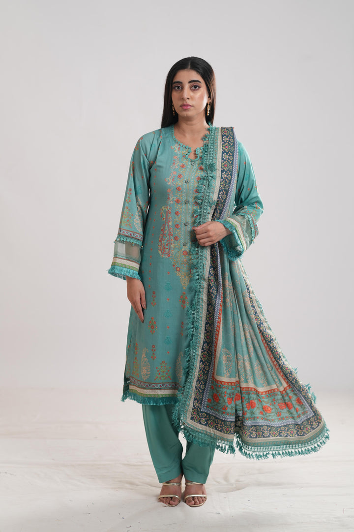 Amazonite - Mausummery Printed Stitched