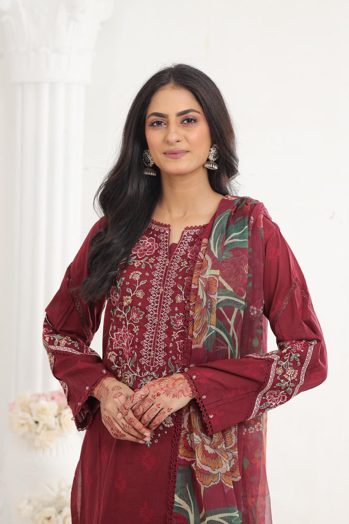 Amy - Farasha Seraya Stitched Lawn SS'24