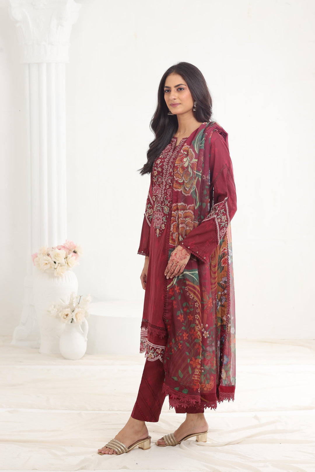 Amy - Farasha Seraya Stitched Lawn SS'24