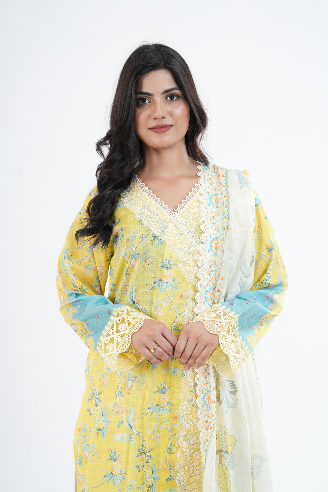 Aylin - Aabyaan Printed Stitched