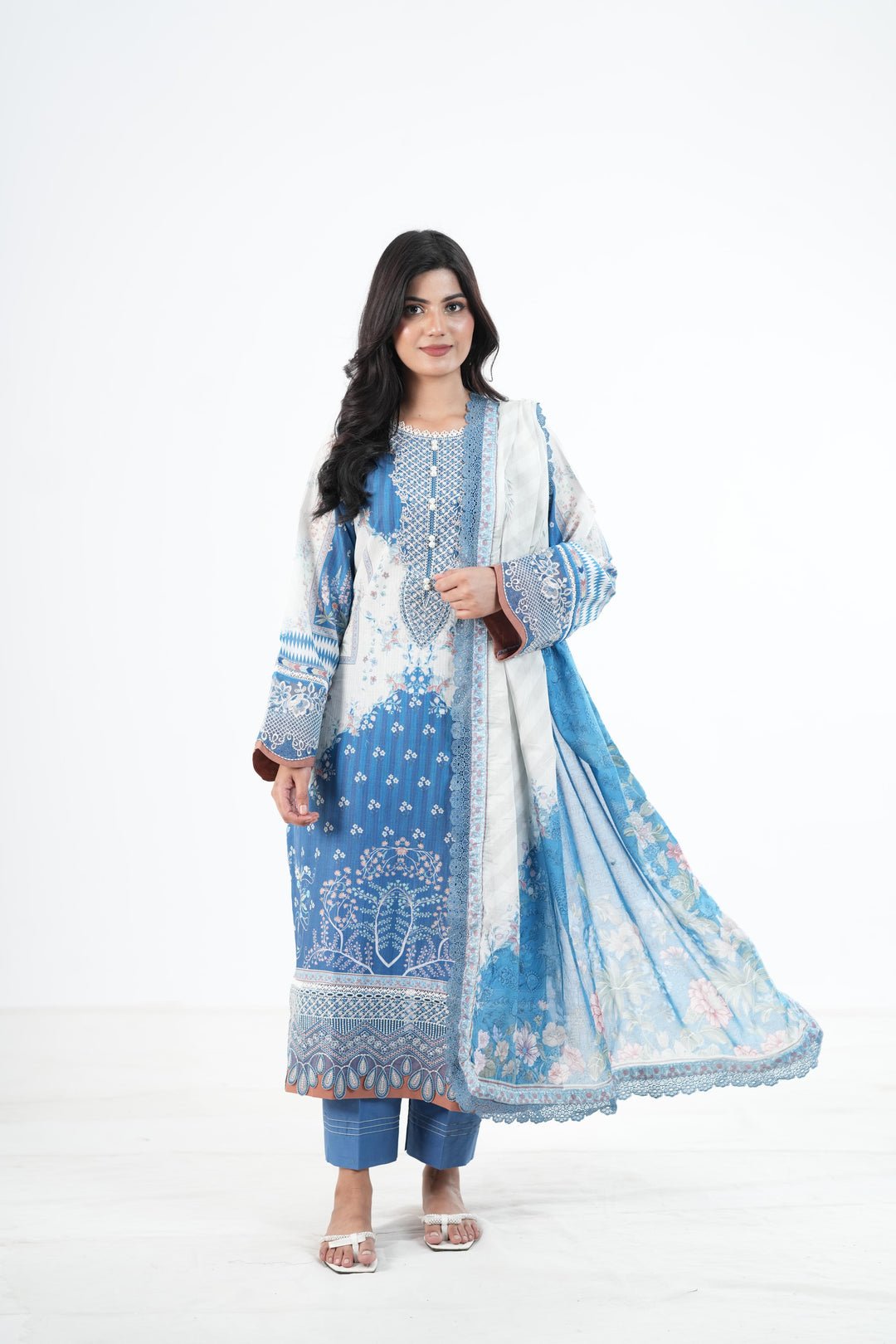 Eshaal - Aabyaan Printed Stitched