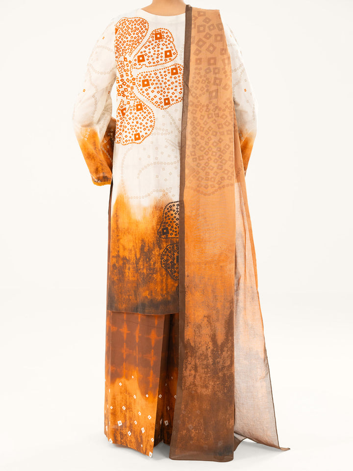 Cambric Brown Stitched Suit - Almirah