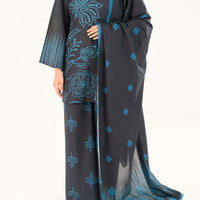 Cambric Blue Stitched Suit - Almirah