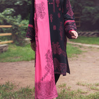Jacquard Black Stitched Suit - Almirah