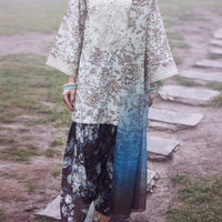 Jacquard Beige Unstitched Suit - Almirah