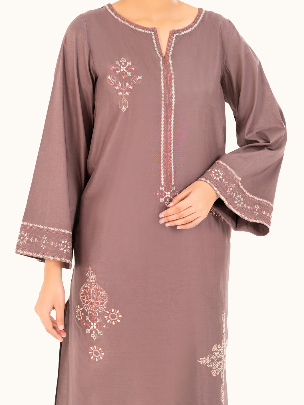 Cambric Coffee Kurti - Almirah