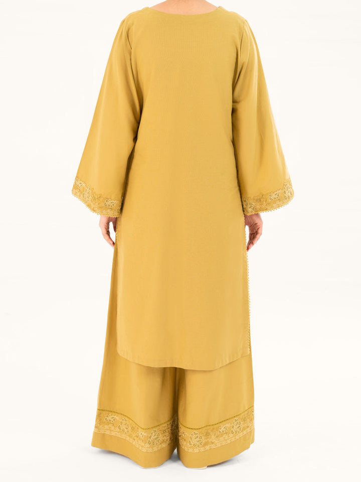 Cambric Mehendi Green Kurti - Almirah