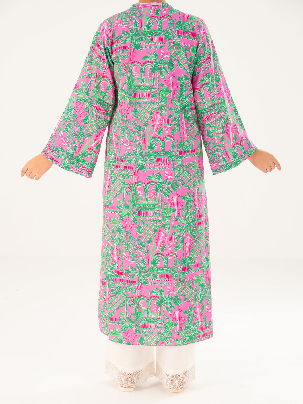 Cambric Green Kurti - Almirah