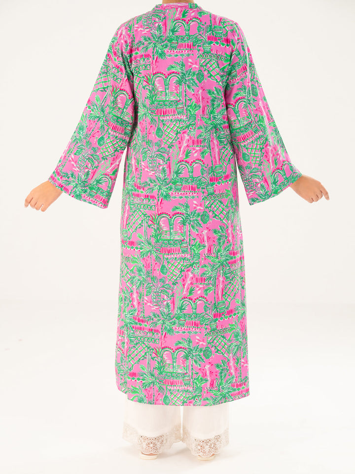 Cambric Green Kurti - Almirah