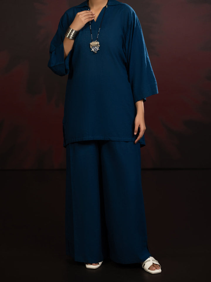 Blue Stitched Suit - Almirah