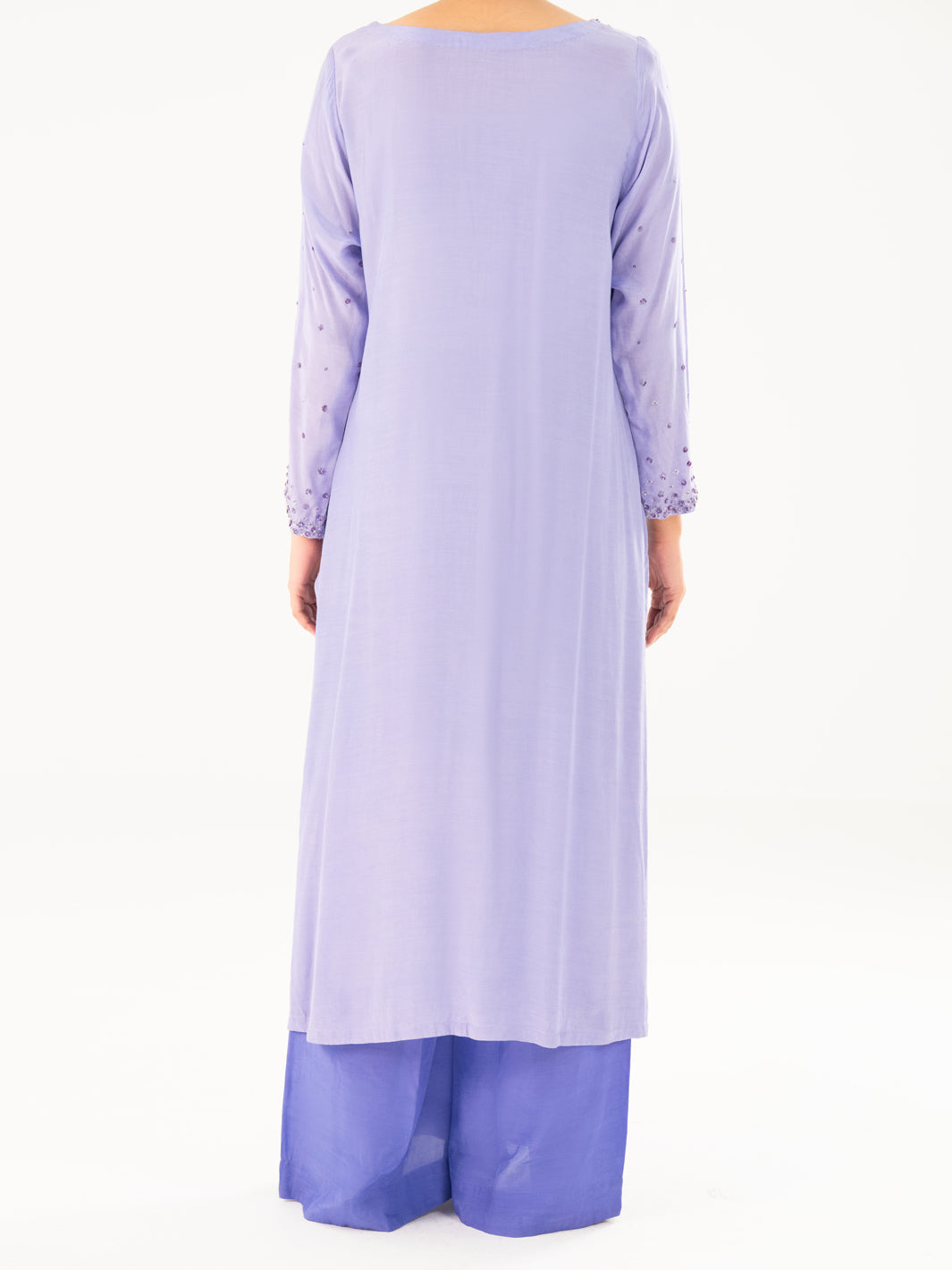 Thai Silk Light Purple Stitched Suit - Almirah