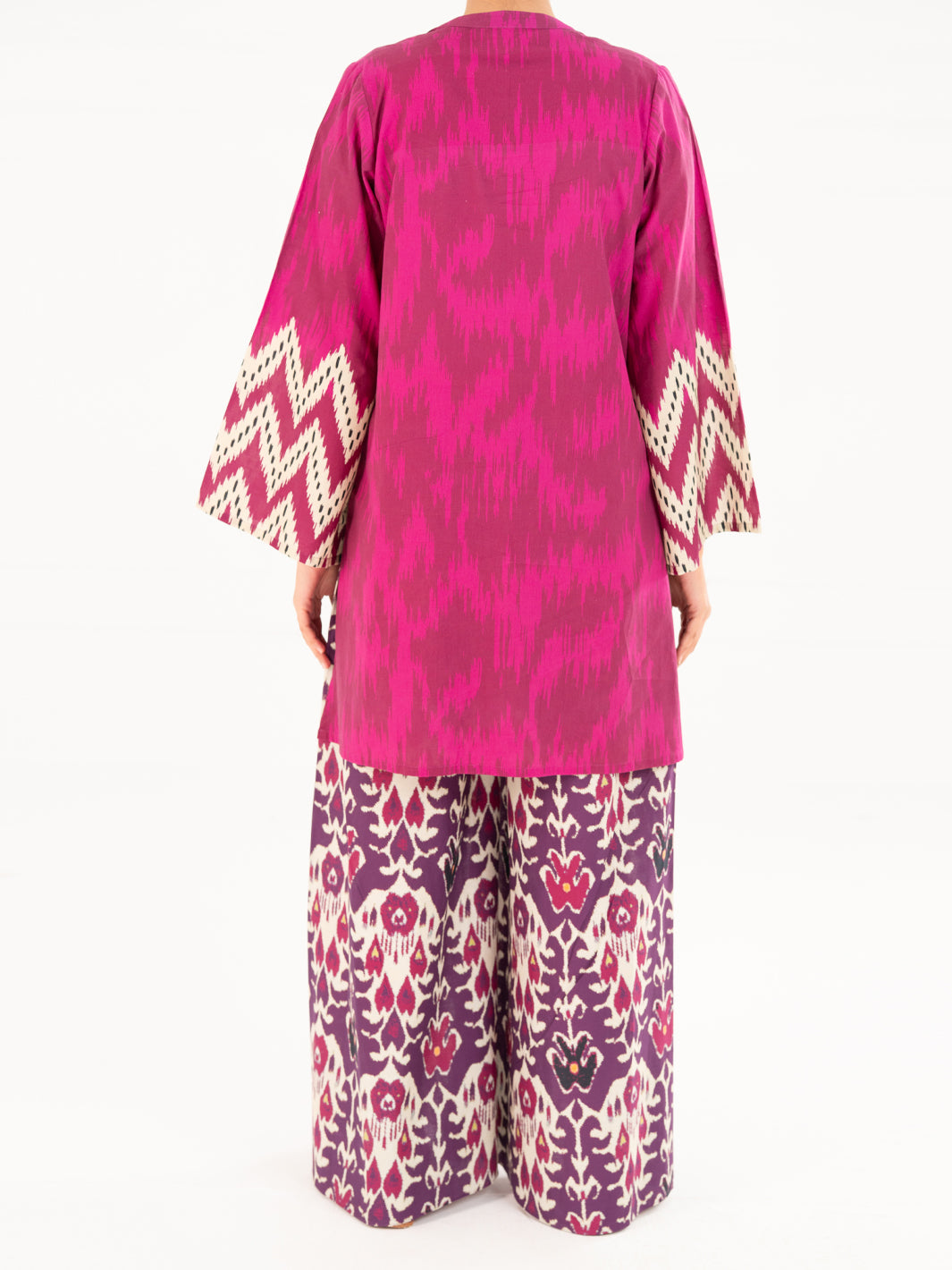 Cambric Purple Kurti - Almirah
