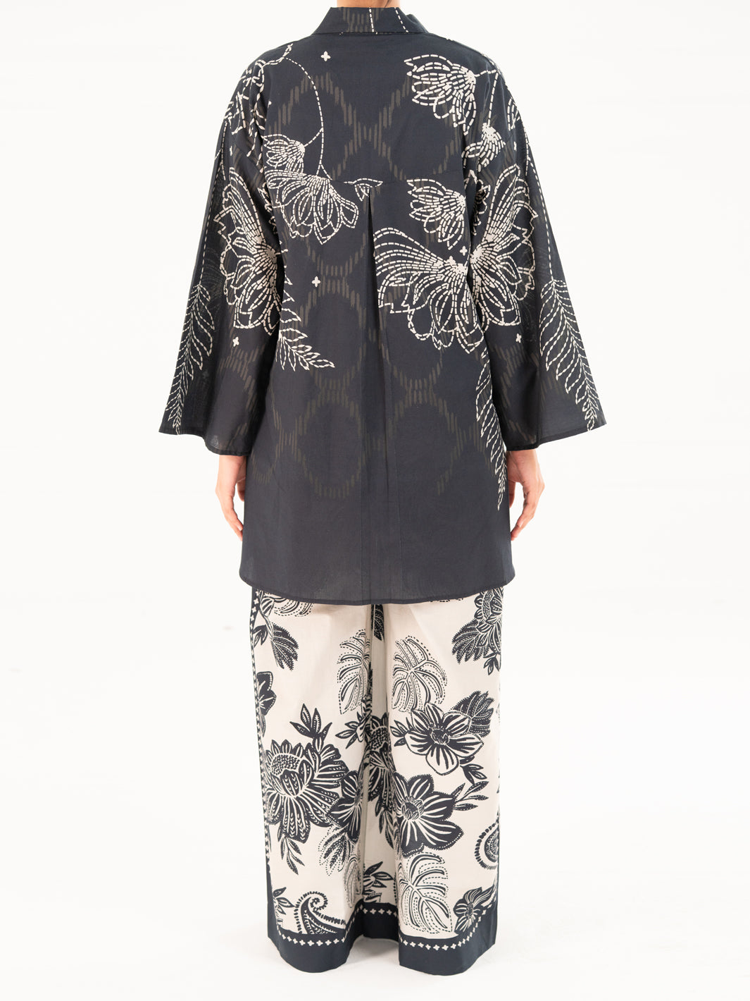 Cambric Black Kurti - Almirah