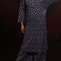 Cambric Blue Stitched Suit - Almirah