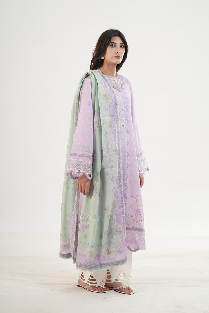 Fiona - Qalamkar Q Prints Festive Stitched