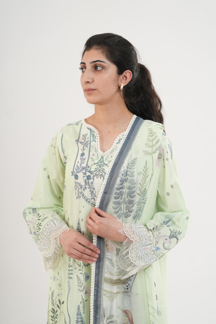 Asha - Qalamkar Q Prints Festive Stitched