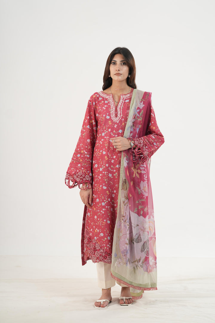 Lena - Qalamkar Q Prints Festive Stitched